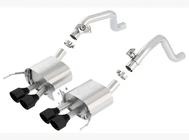 Genuine Borla Throtl 14-17 C7 Corvette Stingray Axle-Back ATAK Exhaust 2.75in to - 11863CB 11863CB