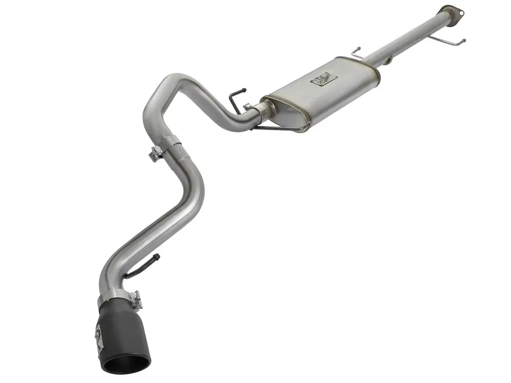 Buy Online AFE Throtl MACH Force Xp 2.5in SS Cat-Back Single Side Exit - 49-46027-B 49-46027-B