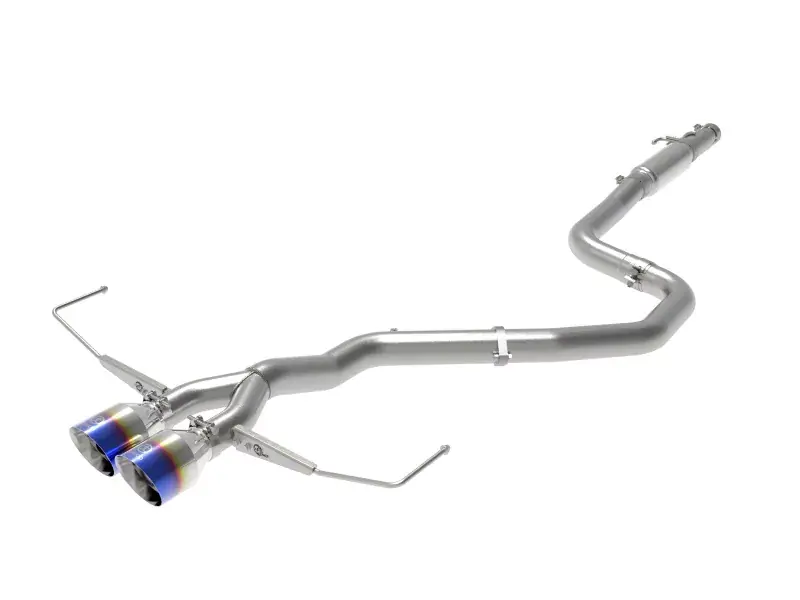 AFE Throtl Takeda Exhaust Cat-Back 19-20 Hyundai Veloster 304SS Blue Flame - 49-37011-L 49-37011-L Limited Offer