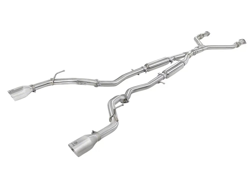 Certified AFE Throtl Takeda 2.5in 304 SS Cat-Back Exhaust System w/ Polished - 49-36132NM-P 49-36132NM-P