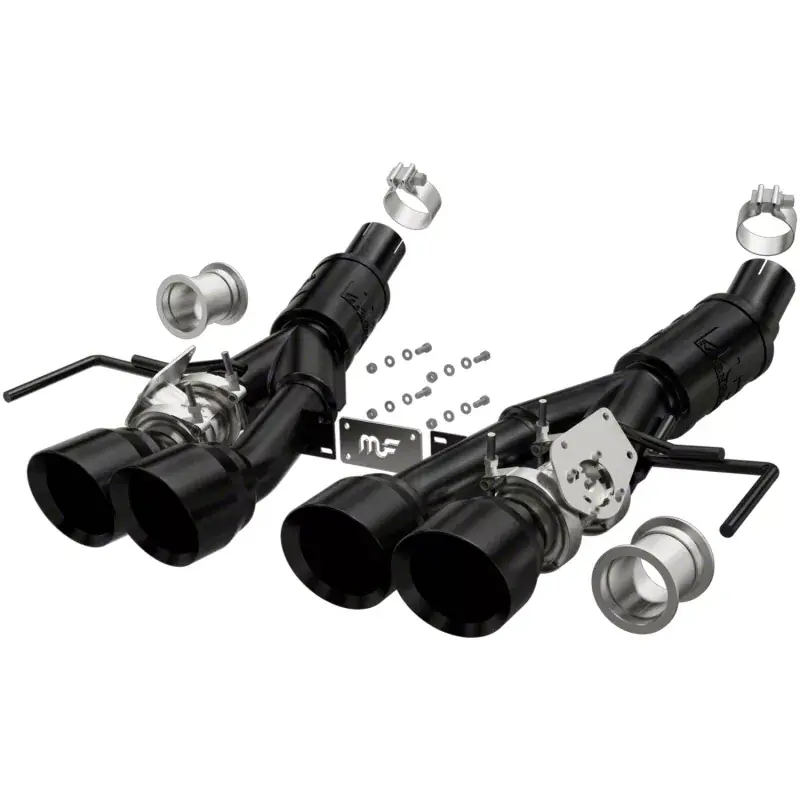 Exclusive Offer Magnaflow Throtl 14-18 Chevrolet Corvette V8 6.2LGAS Competition Axle Back w/ Quad Black Tips 19380