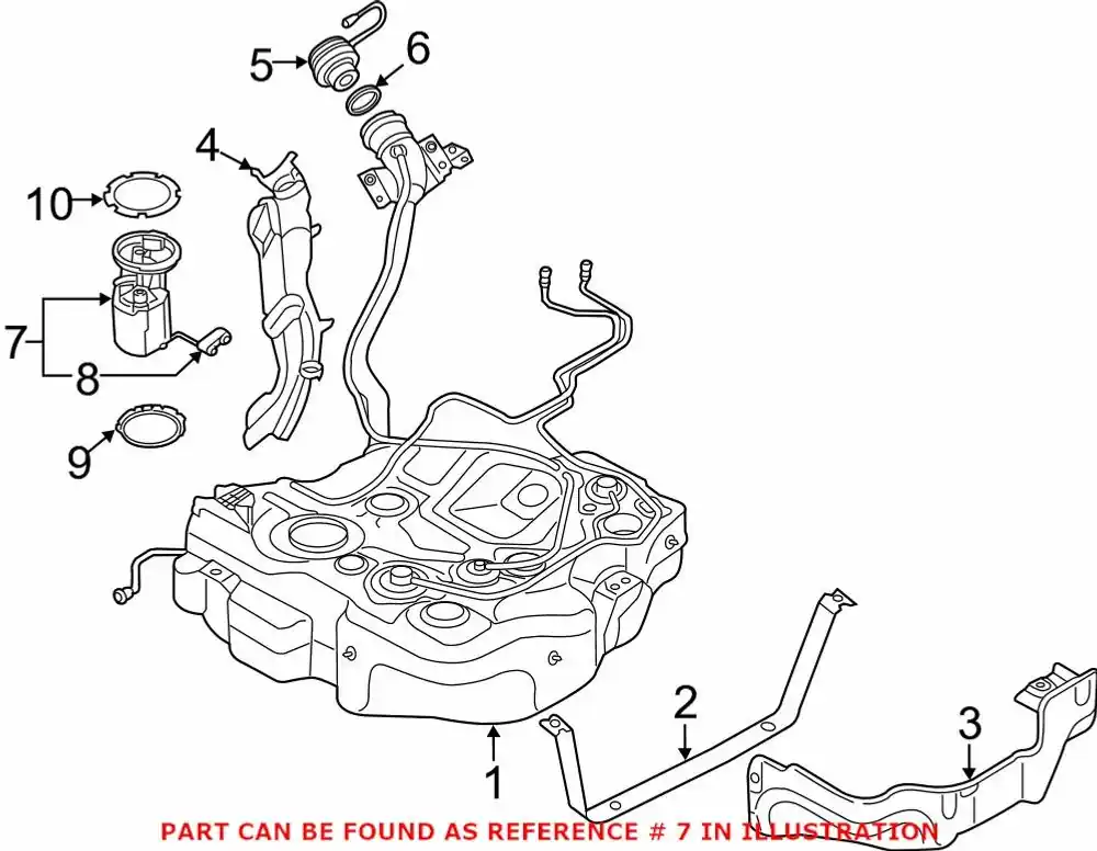 Warranty Included Genuine VW/Audi 5Q0919051BK - Fuel Pump and Sender Assembly