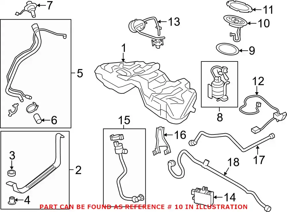 Time-Limited Genuine BMW 16117217265 - Fuel Pump Hanger