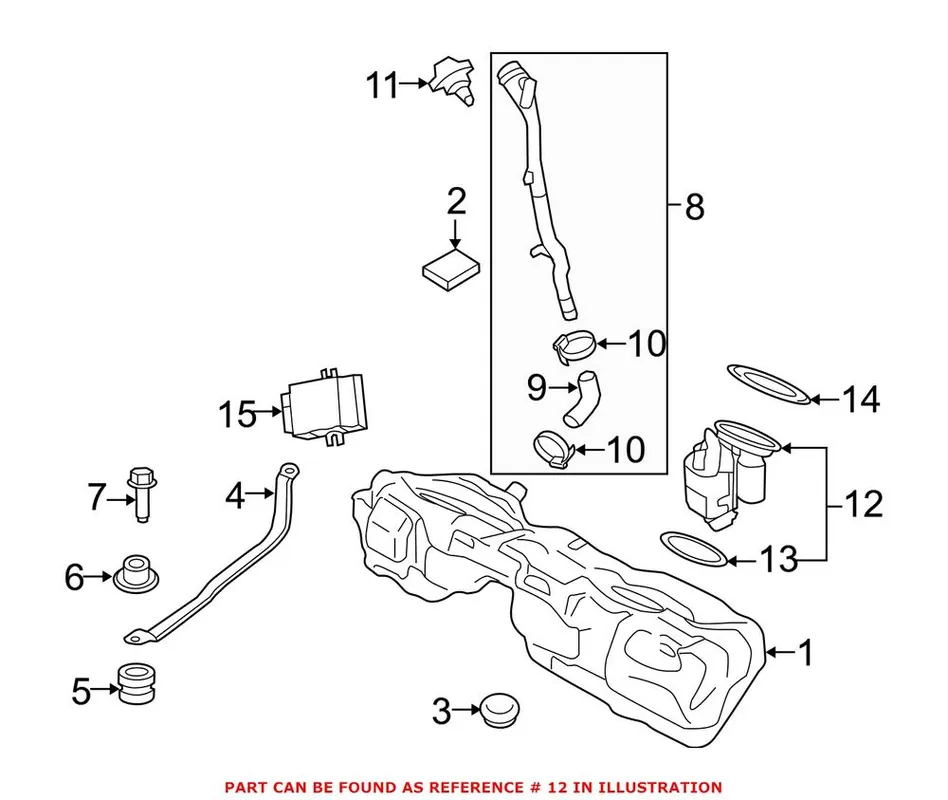Genuine BMW 16117243972 - Fuel Pump and Sender Assembly Cheap